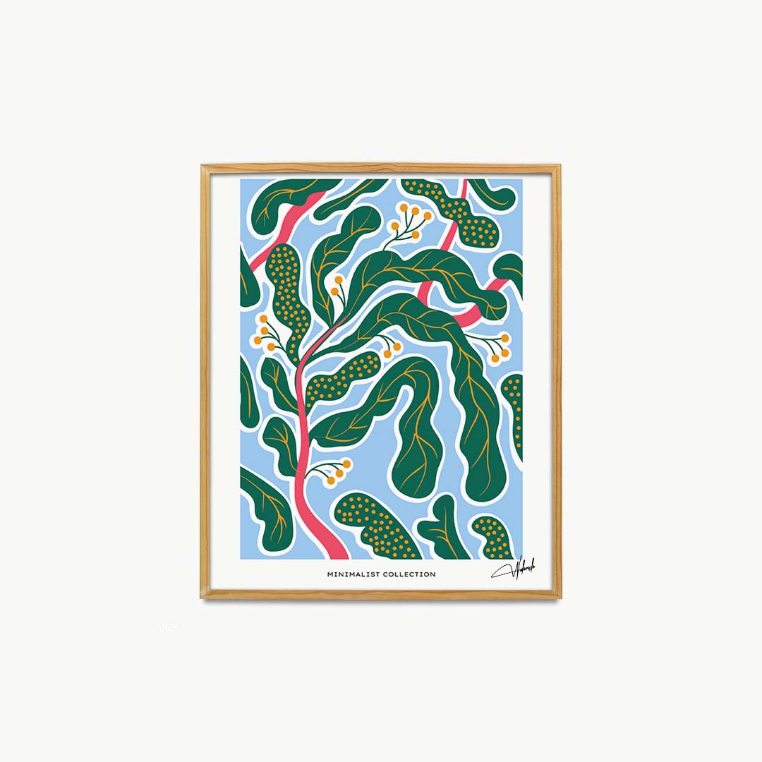 Where Vibrant Leaves and Butterflies Come Alive on Canvas